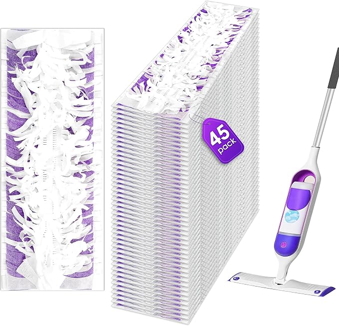 PowerMop Replacement Power Mop Pads by BRUVISH