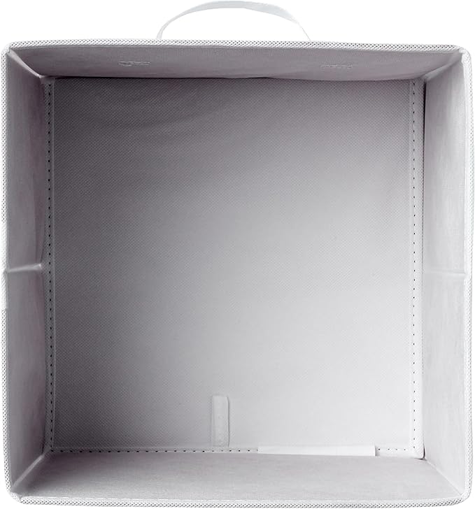 Amazon Basics Cube Organizer Storage Bins Handles, Collapsible Fabric - Image 3