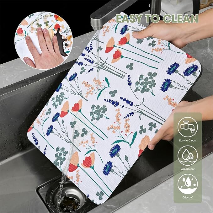 Drawer and Shelf Liner for Kitchen Cabinets 12INx20FT, Non Adhesive, Non Slip - Image 4