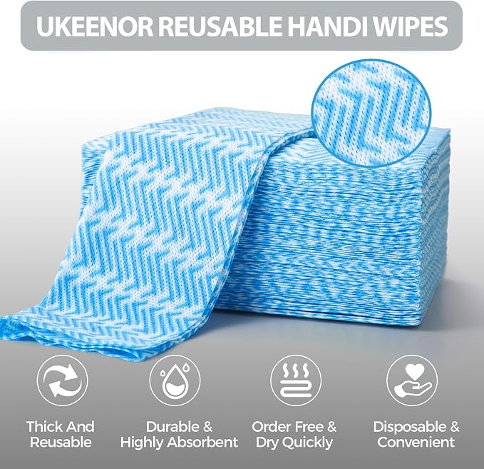 Disposable Dish Cloths, Machine Washable J Cloth, Heavy Duty Handy Cleaning - Image 3