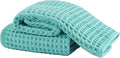Microfiber Waffle Face Towels, 2 Pieces, Fast Drying, Lint Free by Unknown