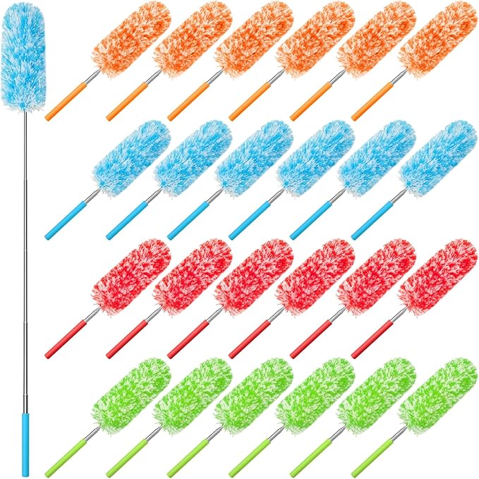 Tanlade 24 Pcs Microfiber Feather Duster by Tanlade