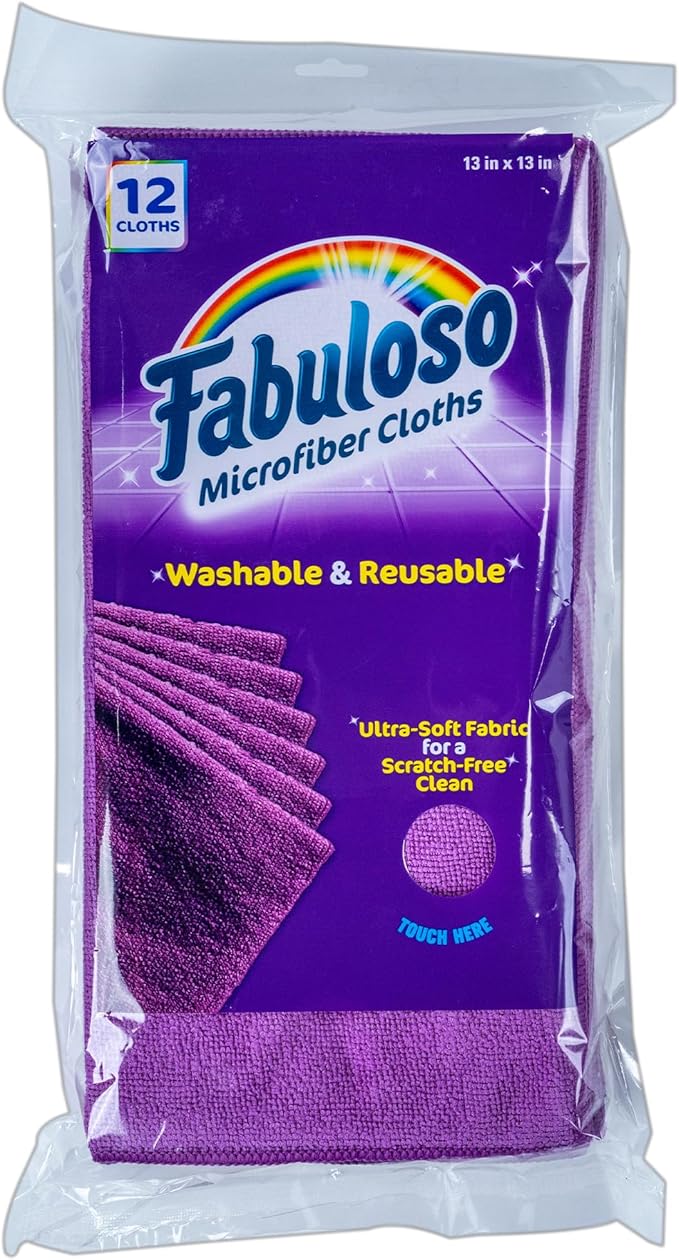 Fabuloso Microfiber Cleaning Cloths, Scratch-Free Cleaning Cloths by Colgate-PalmoliveCommercial
