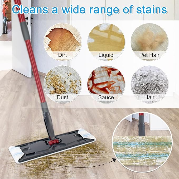 6 Pack Microfiber Replacement Mop Pads - Image 6