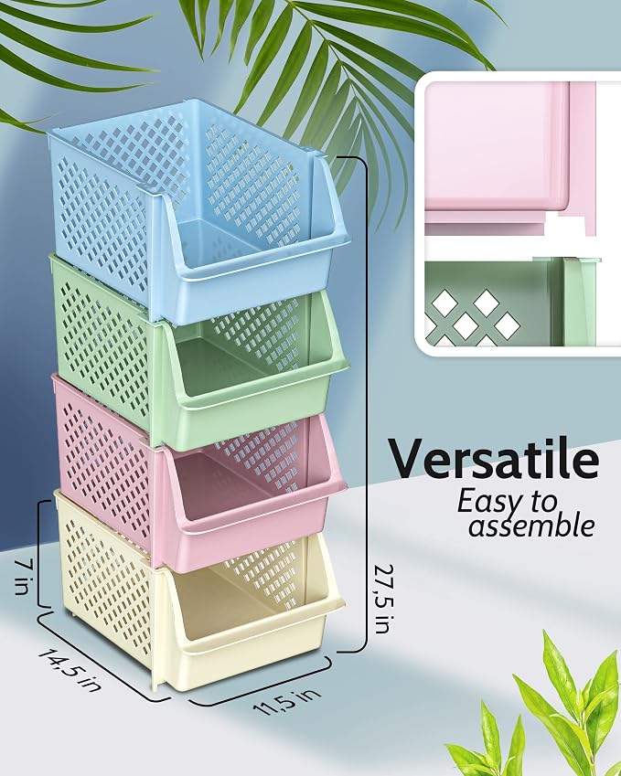 Skywin Plastic Stacking Bins Open Front - Image 3