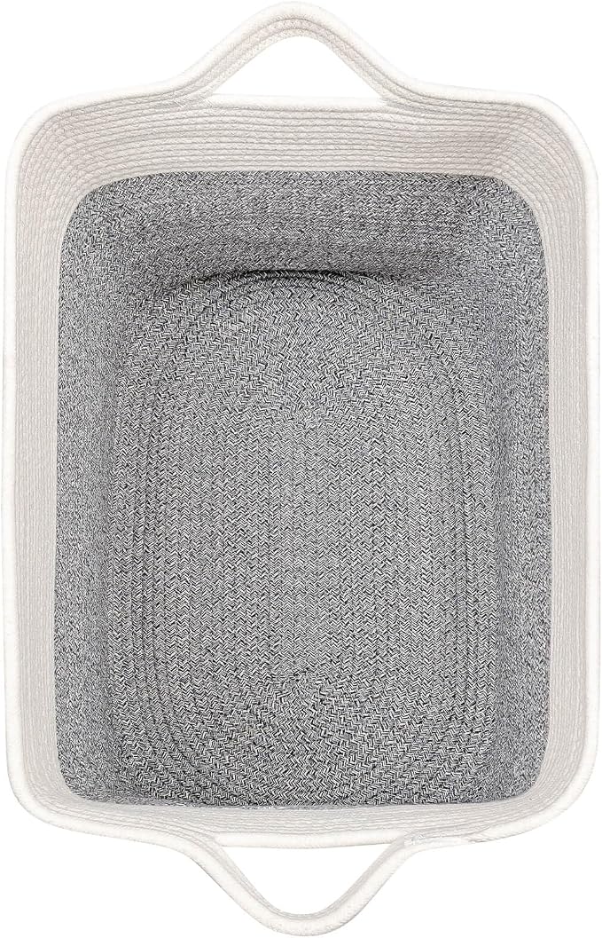 Storage Baskets for Clothes Fabric Cotton Rope Storage Basket - Image 8