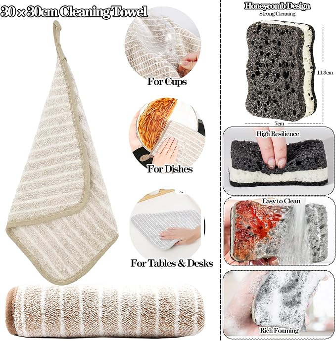 6Pcs Hand Broom Brush Beech Wood, Dust Brush, Duster - Image 4