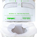 Biodegradable Half-Fold Toilet Seat Covers 250Pk. Self-Flushing, Disposable by Pro-Grade+Cleaning+Supplies