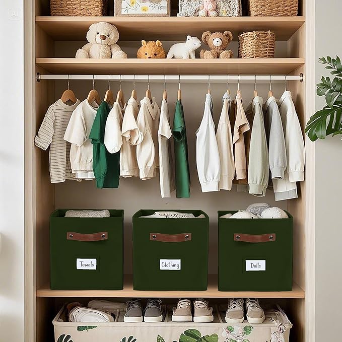 DECOMOMO Storage Cubes, Fabric Organizer Bins - Image 7