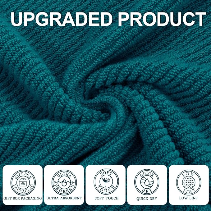 VOOVA & MOVAS Bathroom Hand Towels - Image 2