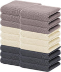 Homaxy 100% Cotton Waffle Weave Kitchen Dish Towels, Ultra Soft Absorbent Quick by Homaxy