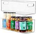 Plastic Food Storage 2 Pack Clear Container Bin by primebox