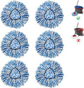 BonusLife 6-Pack Mop Head for O-Ceda RinseClean Spin Mop Refill 2-Tank System by BonusLifeInc