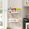 PUSDON Hanging Storage Baskets Organizer Wall Mount, Metal Wire Storage Bin Rack by PUSDON