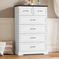 6 Drawer Dresser for Bedroom, Rustic Farmhouse Dresser by Thacuok