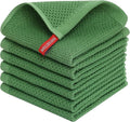 Homaxy 100% Cotton Waffle Weave Kitchen Dish Cloths, Ultra Soft Absorbent Quick by Homaxy