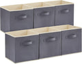 Lifewit Collapsible Fabric Storage Cubes Bins Set 13 Inch, Foldable Cubby by Lifewit
