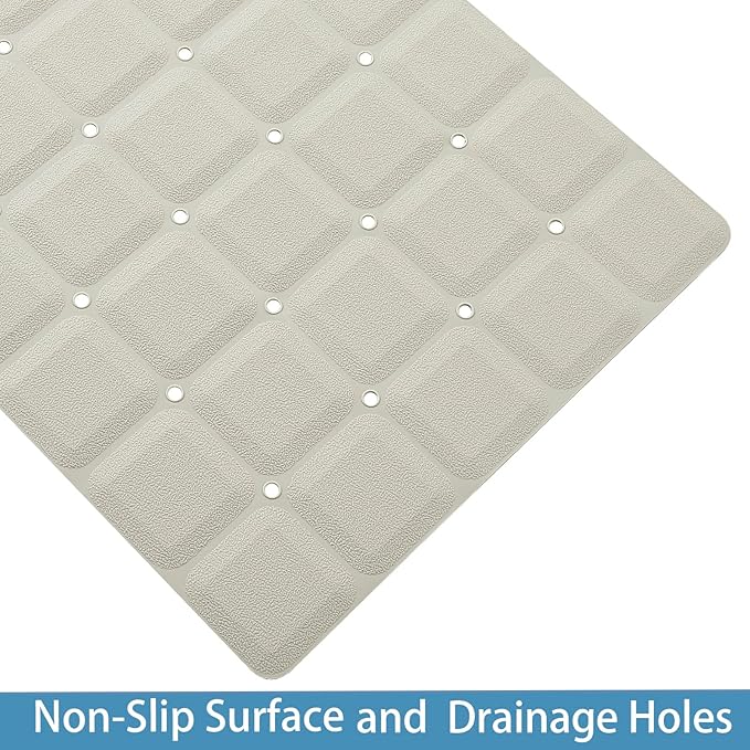 Foldable Silicone Bathtub Mat: Jumbo Size Heavy Duty Safety Bath Mat - Image 3