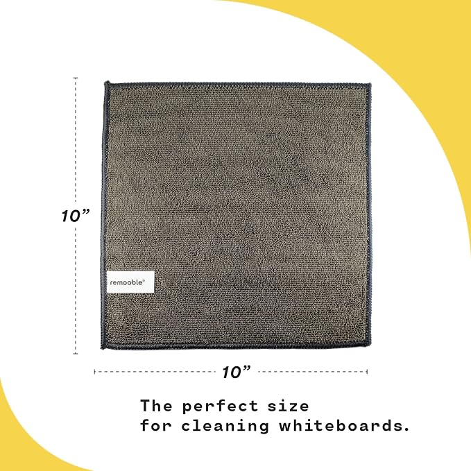 Remooble Dry Erase Whiteboard Cleaner Spray & Microfiber Cleaning Cloth - Image 3