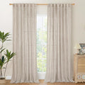 YoungsTex 84 Inch Length Linen Curtains by YoungsTex