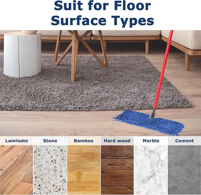3 Pack Microfiber Mop Head Refills - Image 5
