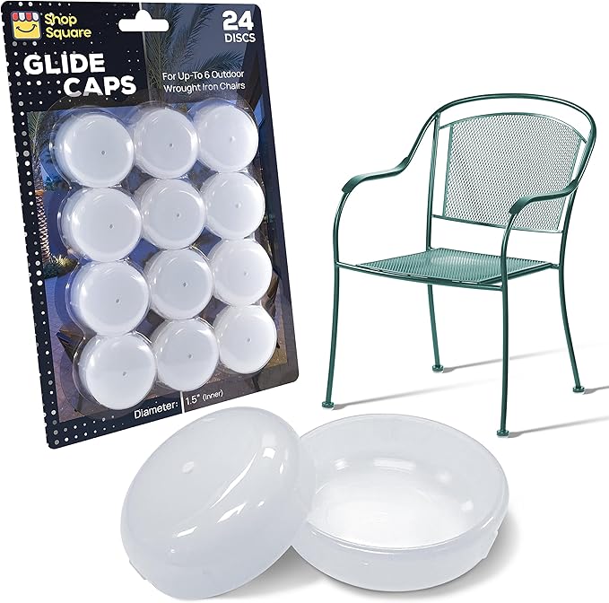 Wrought Iron Patio Furniture Feet Caps by ShopSquare