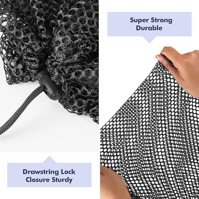 3Pcs Mesh Laundry Bags Washing Machine Mesh Wash Bags Jumbo - Image 4