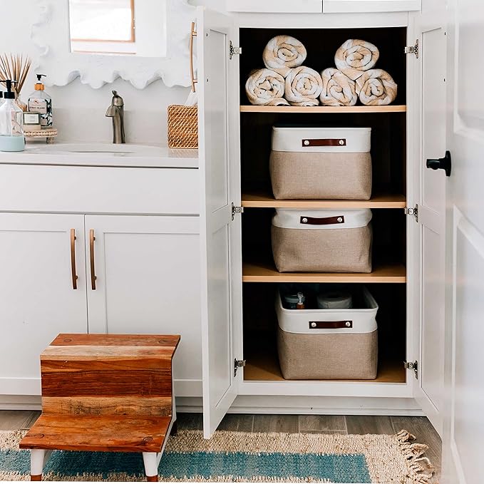 OrganiHaus Extra Large Fabric Storage Bins - Image 6