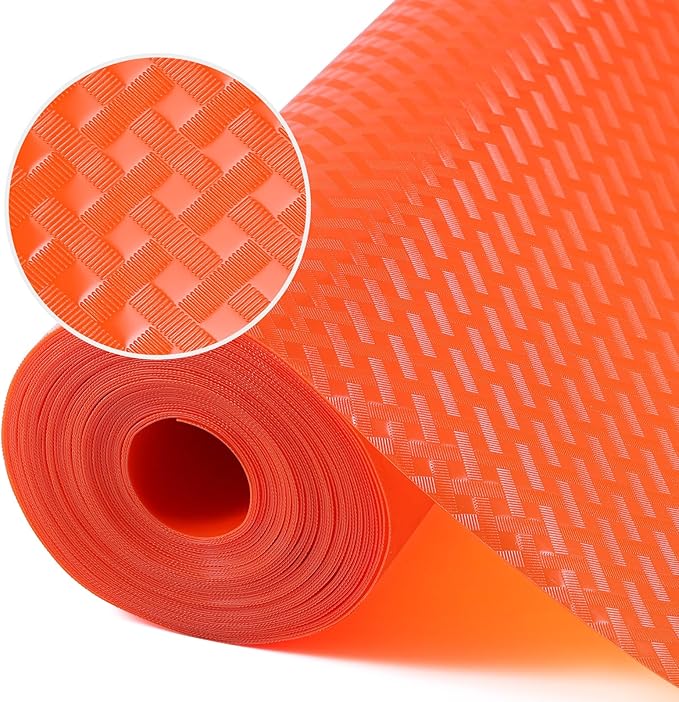 Red Fridge Liners Shelf Liner for Kitchen Cabinets Refrigerator Liners by StaHom