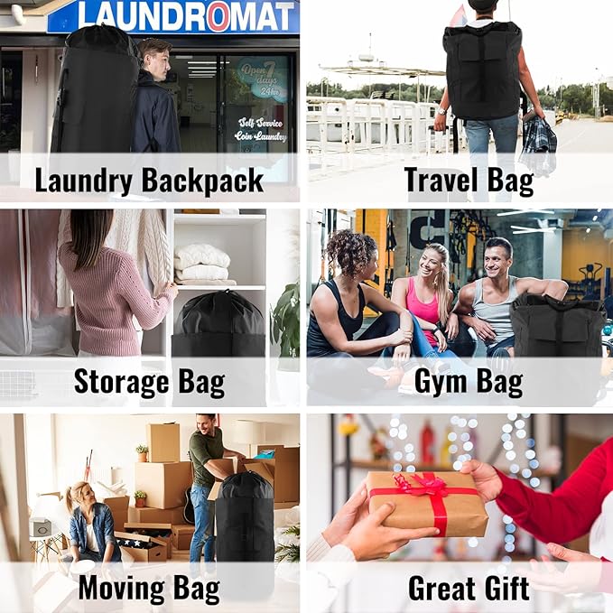 Laundry Bag Backpack, Extra Large - Image 7