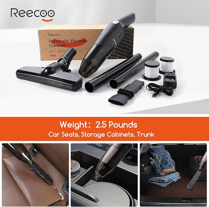 Cordless Stick/Handheld Vacuum Cleaner, 10-17Kpa 2-Level Powerful Suction - Image 2