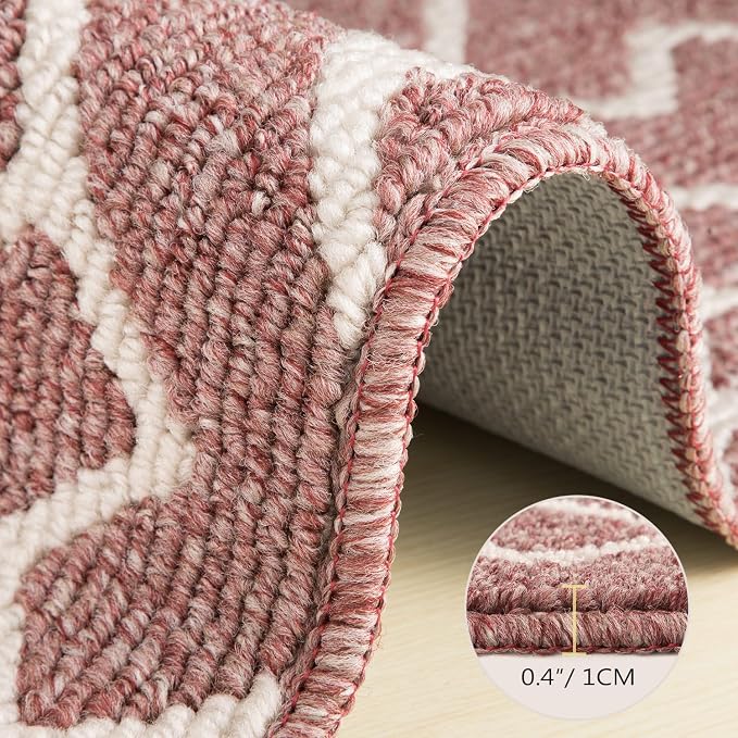 hicorfe Indoor Doormat, Front Back Door Mat Rubber Backing Non Slip Door Mats - Image 4