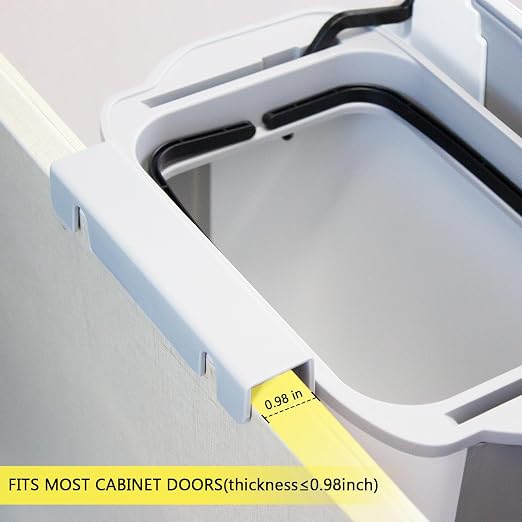 Soddeph 3.2 Gallon Foldable Hanging Trash Can - Image 3