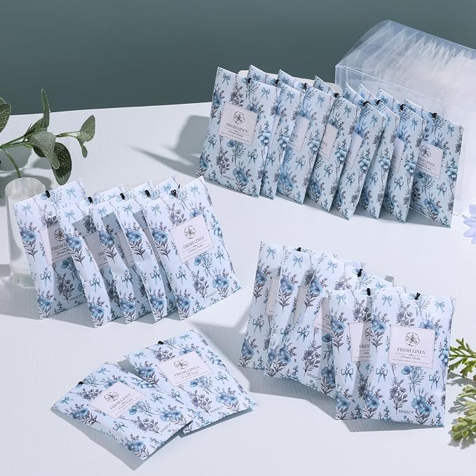 MYARO 20 Packs Fresh Linen Sachets - Image 5