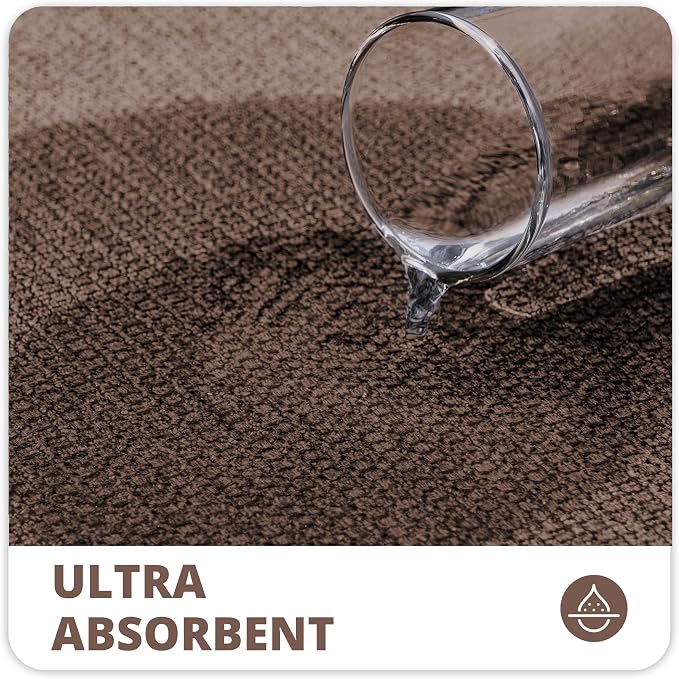 Bath Mat, Ultra Thin Bathroom Rugs, Rubber Bath Mats - Image 3
