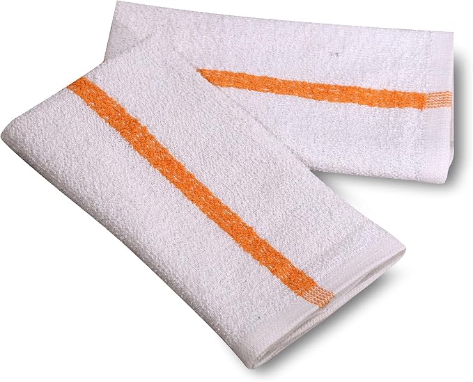 120 PC New Cotton Blend White Restaurant Bar Mops Kitchen Towels, 32 Oz - Image 2