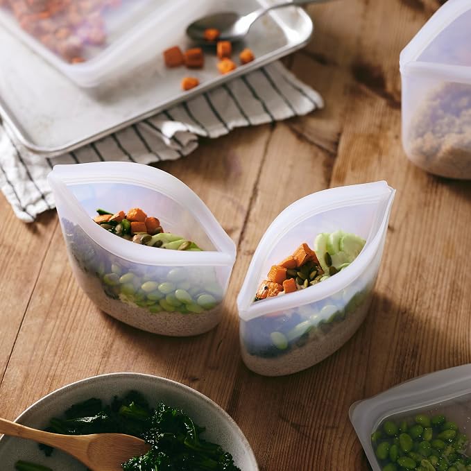 Stasher Premium Silicone Reusable Food Storage Bowl, Sous Vide, Dishwasher - Image 3