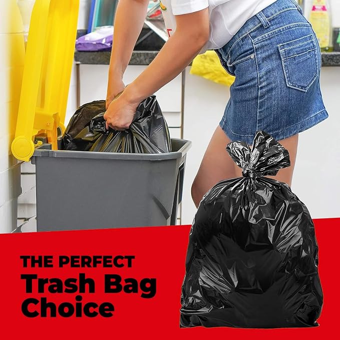 ToughBag 30-33 Gallon Heavy Duty Trash Bags – 33x39" Large Can Liners – Made in - Image 6
