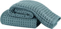 Microfiber Waffle Face Towels, 2 Pieces, Fast Drying, Lint Free by Unknown