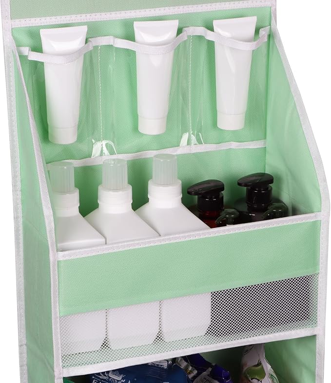 Univivi 6-Shelf Over Door Hanging Organizer Fabric Baby Door Storage - Image 2