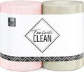 Fantasticlean Microfiber Cleaning Cloth Roll 2 Rolls 120 Pack, Tear Away by Fantasticlean
