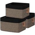 COMFY-HOMI 3PACK Cotton Rope Square Basket by COMFY-HOMI