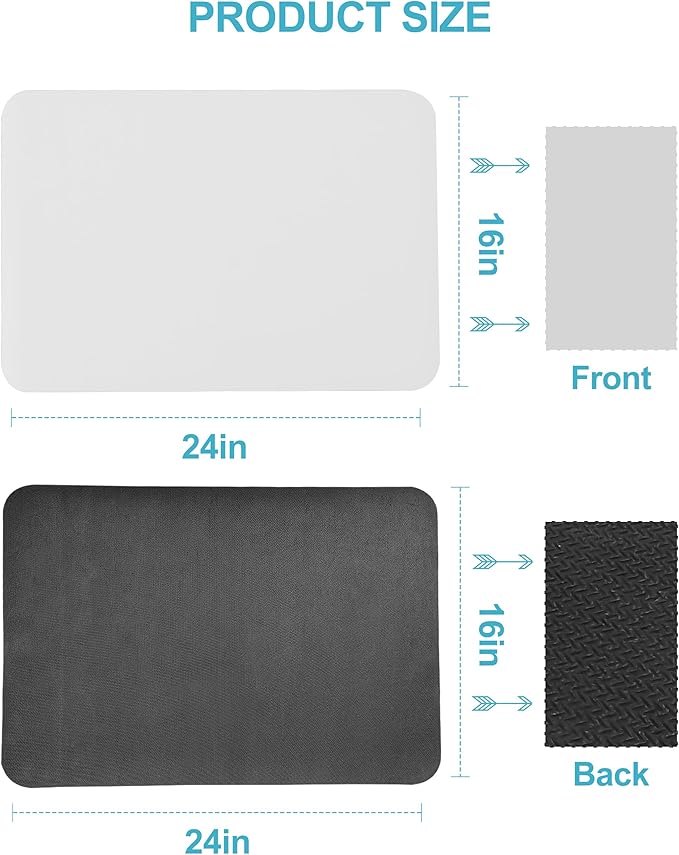 Dish Drying Mat for Kitchen Counter, Hide Stain Anti Absorbent for Kitchen - Image 6