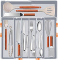 Expandable Large Silverware Organizer by Spaclear