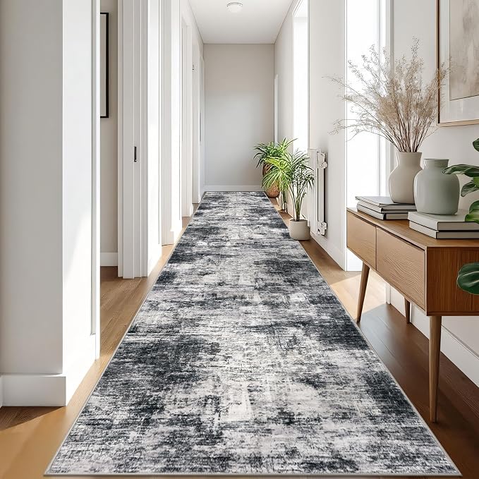 IOHOUZE Abstract Runner Rug 3x18 Ft Extra Long Washable Runners - Image 8