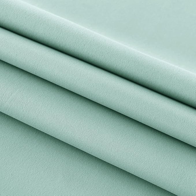 DWCN French Door Curtains – Rod Pocket Thermal Blackout Curtain - Image 5