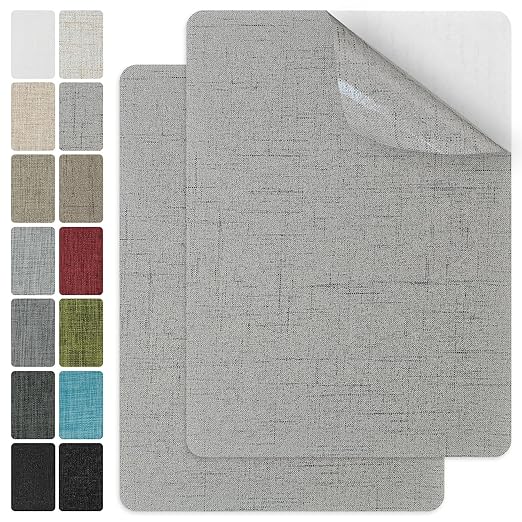 J.CARP 2Pcs Linen Repair Patches, Large Self-Adhesive Fabric Patch by JCARP