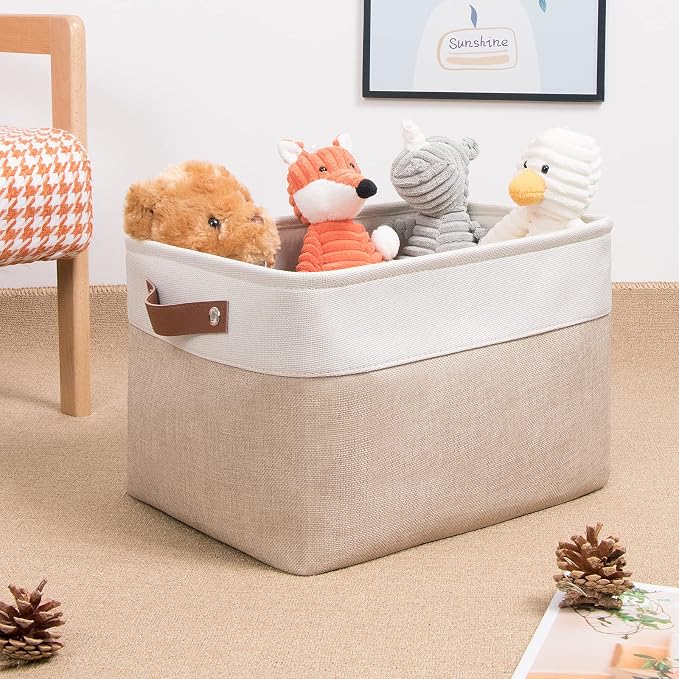 DULLEMELO Fabric Storage Bins, Storage Baskets - Image 2
