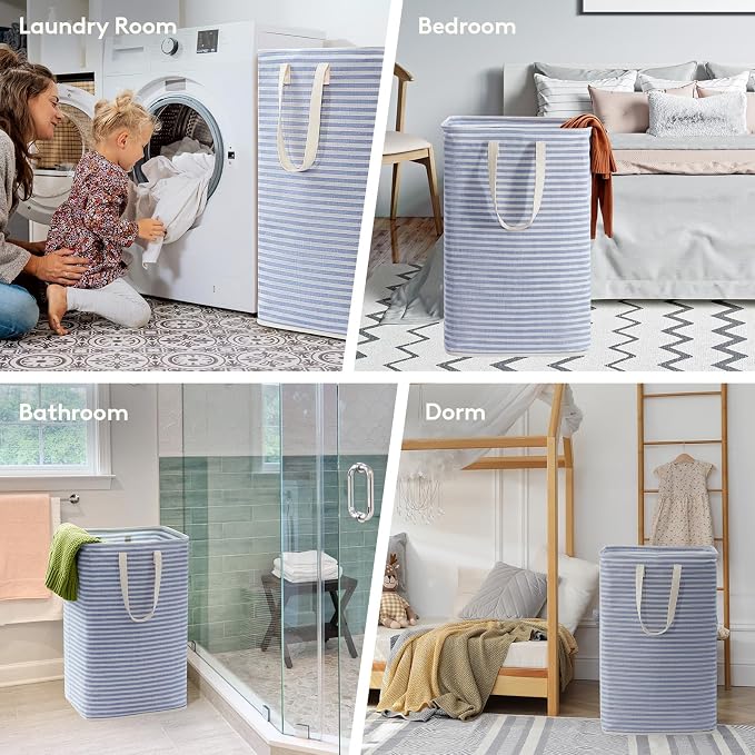 Lifewit 2 Pack Laundry Hamper Large Collapsible Laundry Baskets, Freestanding - Image 6