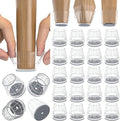 24PCS Silicone Chair Leg Floor Protectors by Violibar